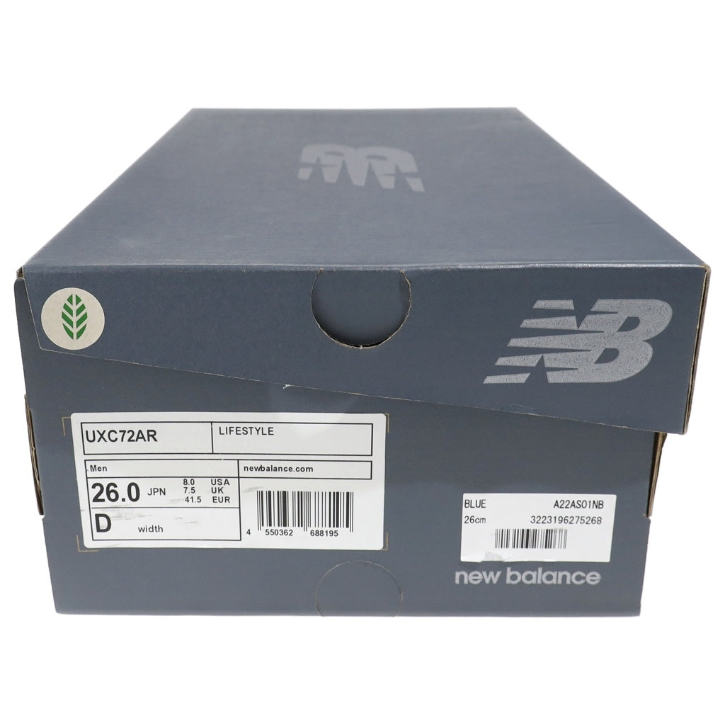 New Balance(ニューバランス) ×AURALEE XC-72 Blue ×オーラリー XC72 ローカットスニーカー ブルー US8/26cm UXC72AR