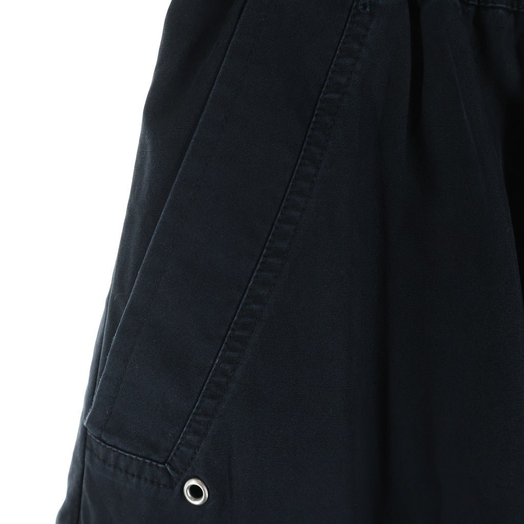 Rick Owens(リックオウエンス) CARGO BELAS WIDE PANTS カーゴベラ ドローストリング ワイドパンツ ブラック RU01C4399-TE