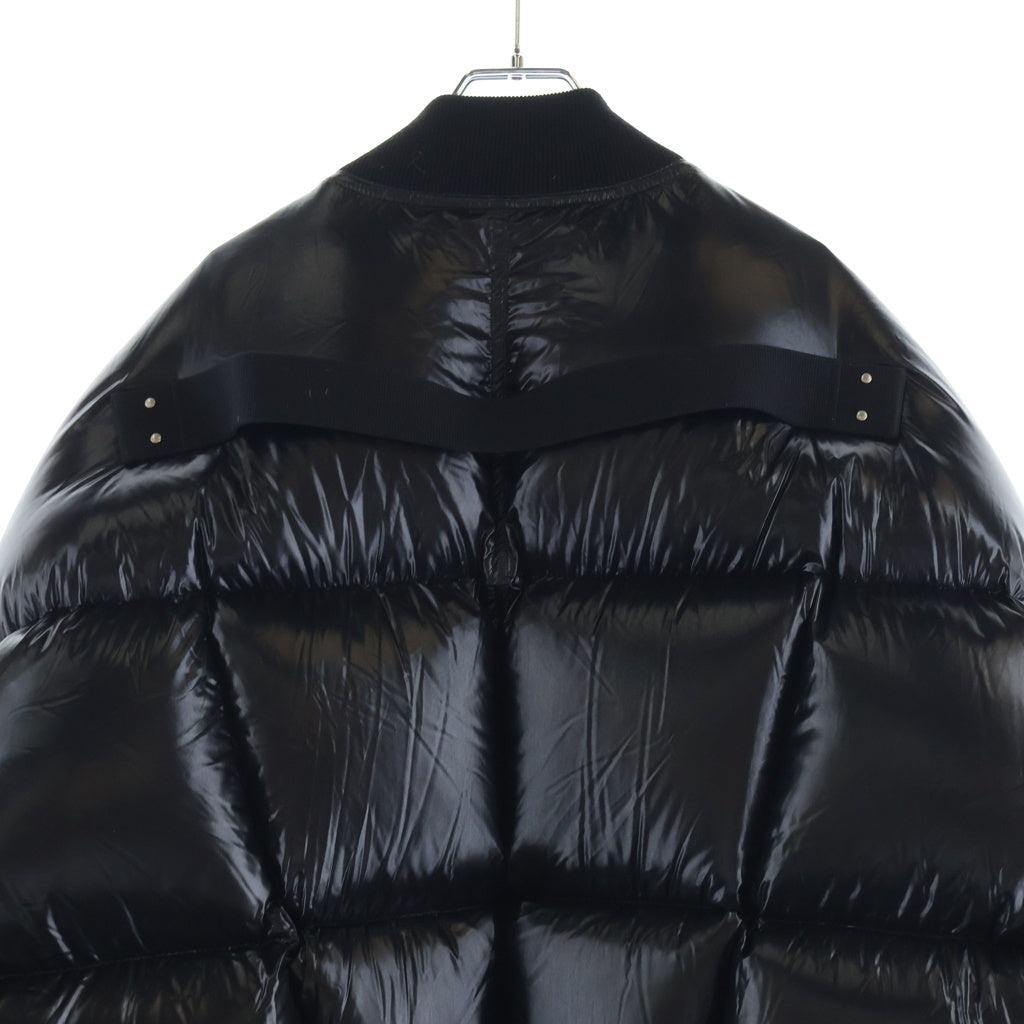 Rick Owens(リックオウエンス) 24AW FLIGHT DOWN JACKET フライト ジップアップ ダウンジャケット ブラック RU02D6788-NLD3