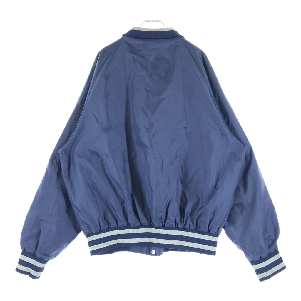 TENDERLOIN(テンダーロイン) 16AW NYLON RIB JACKET フロントロゴナイロンリブジャケット ネイビー