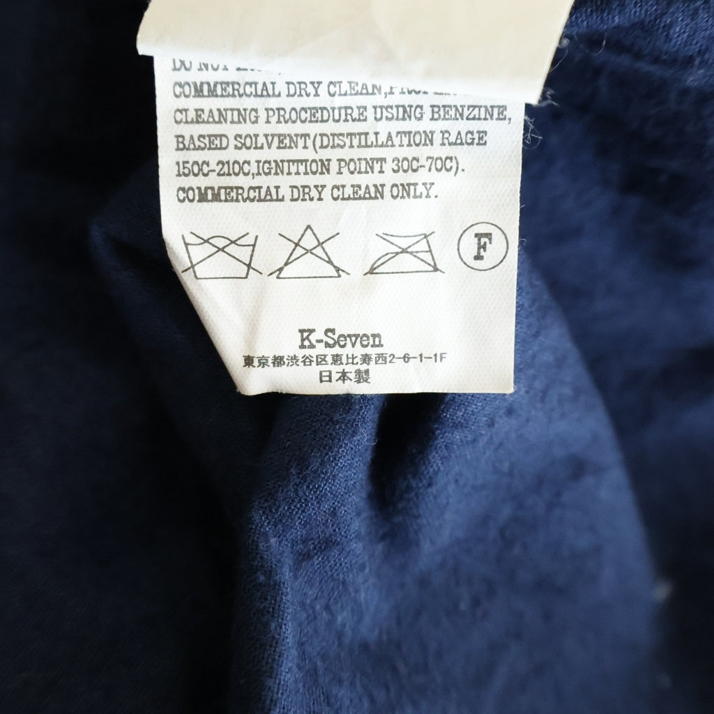 TENDERLOIN(テンダーロイン) 16AW NYLON RIB JACKET フロントロゴナイロンリブジャケット ネイビー