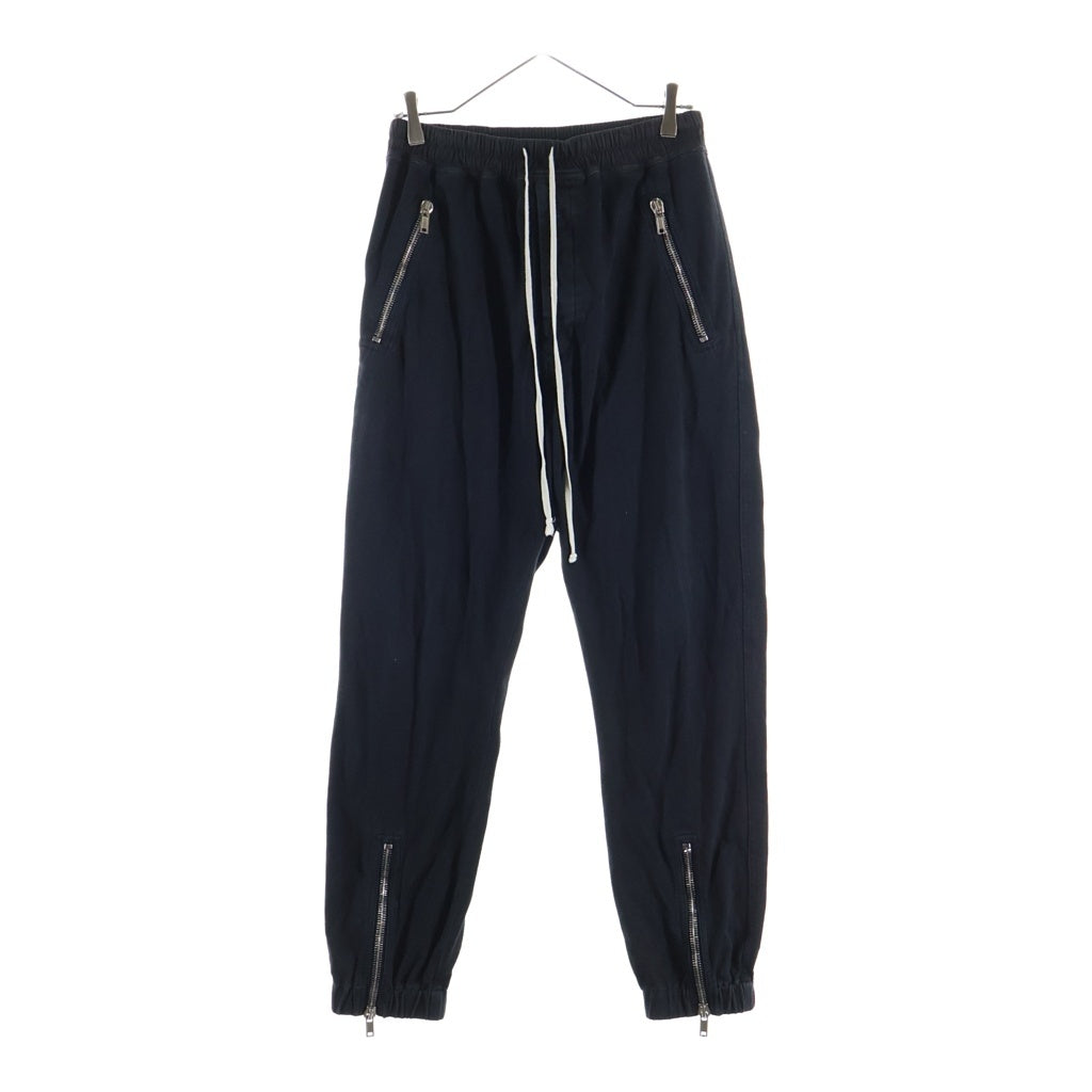Rick Owens(リックオウエンス) 25SS TECUATL TRACK PANT テクアトル ドローストリング トラックパンツ ブラック RU01E5370-BA