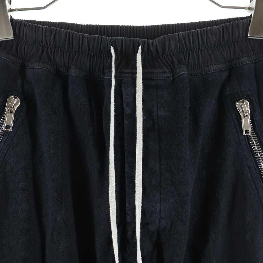 Rick Owens(リックオウエンス) 25SS TECUATL TRACK PANT テクアトル ドローストリング トラックパンツ ブラック RU01E5370-BA