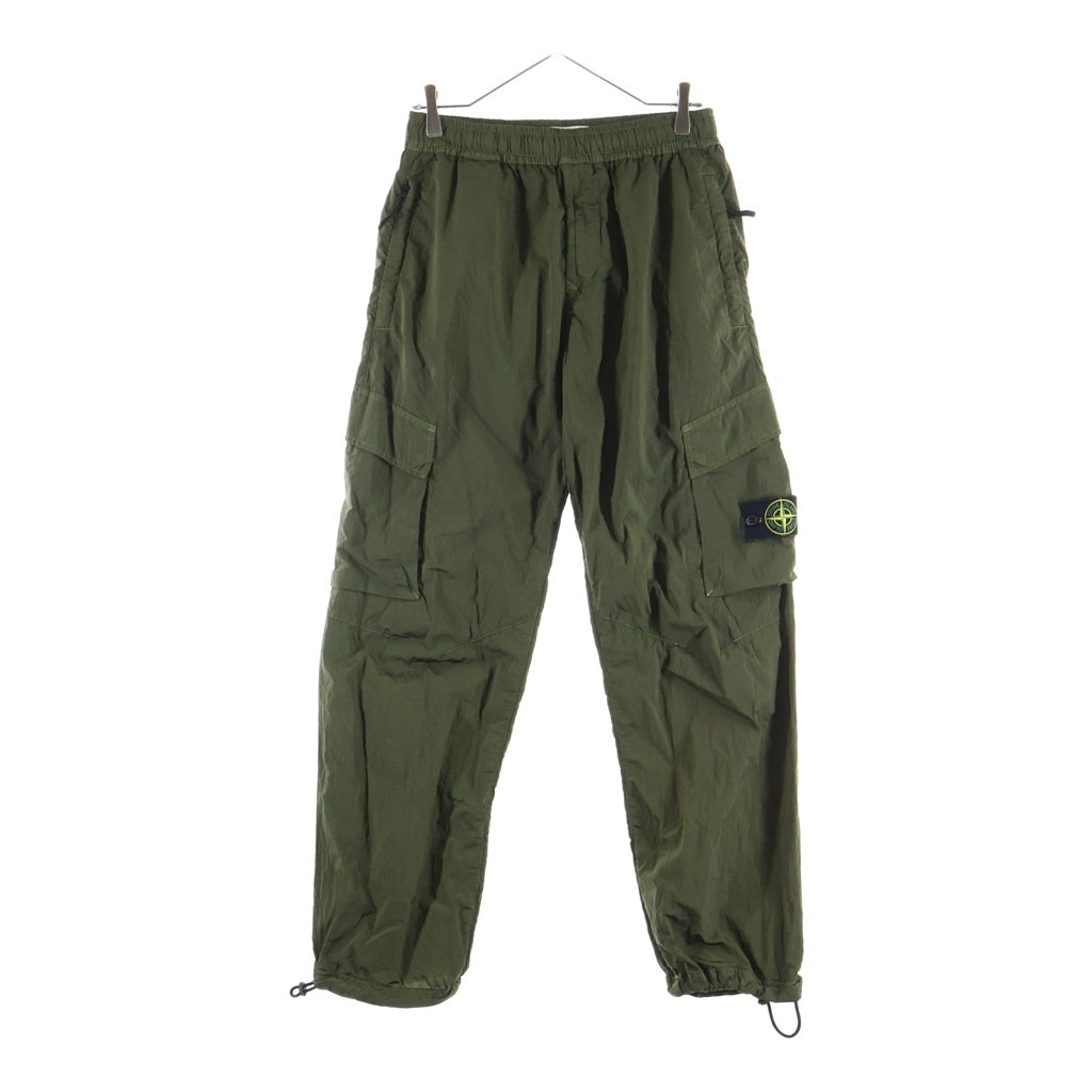 STONE ISLAND(ストーンアイランド) 23AW ロゴワッペン ナイロンメタル カーゴパンツ カーキ 791531019