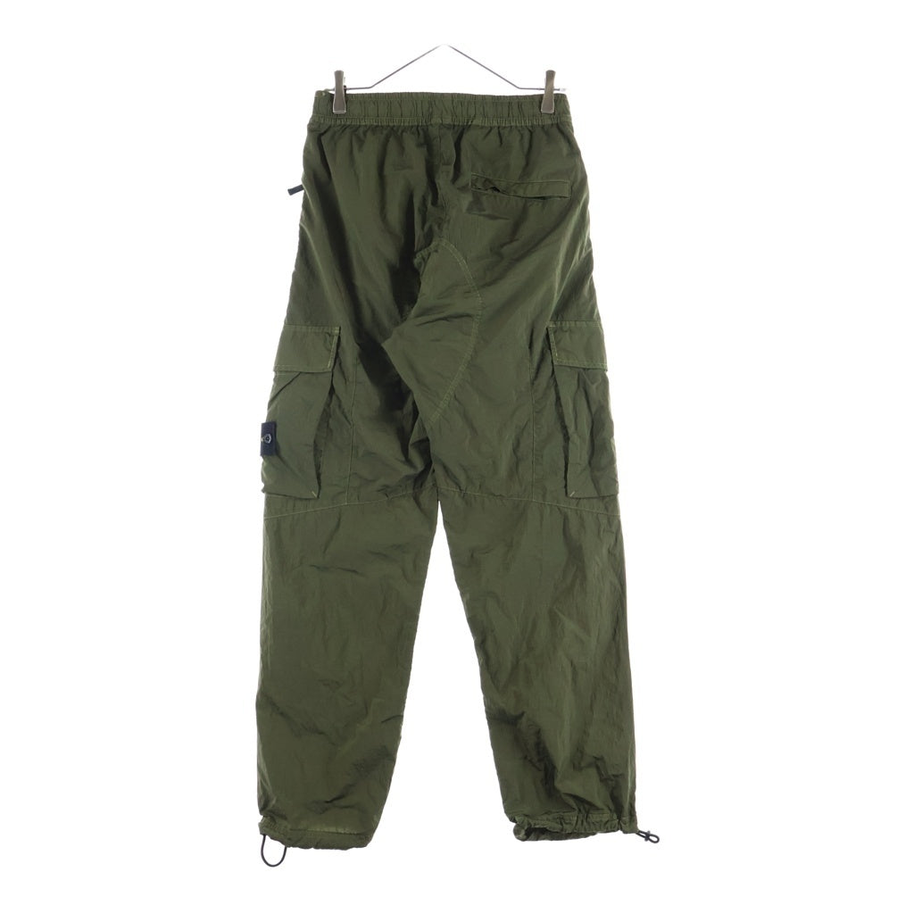 STONE ISLAND(ストーンアイランド) 23AW ロゴワッペン ナイロンメタル カーゴパンツ カーキ 791531019