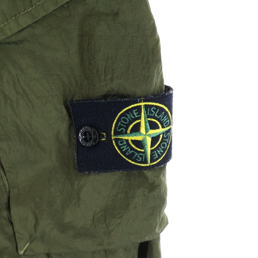 STONE ISLAND(ストーンアイランド) 23AW ロゴワッペン ナイロンメタル カーゴパンツ カーキ 791531019