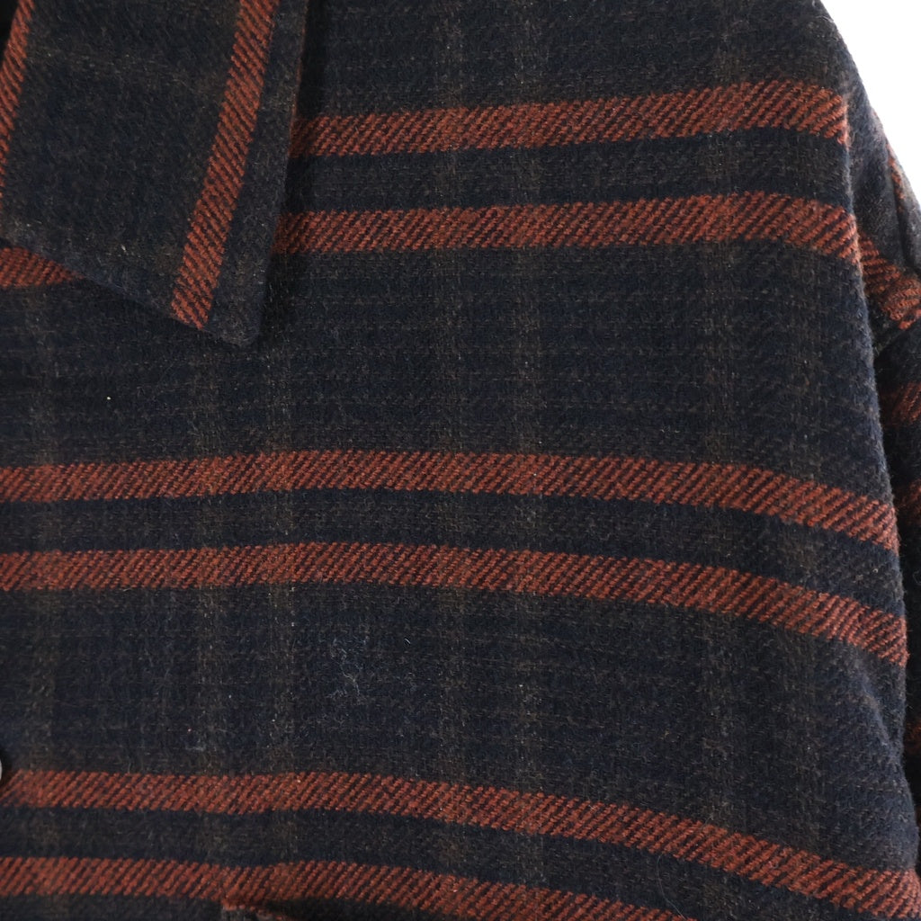 OUR LEGACY(アワーレガシー) ×STUSSY Work Shop Check Shirt ステューシー ワークショップチェック 長袖シャツ レッド/ブラウン