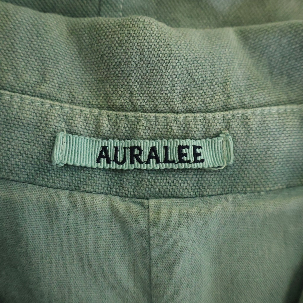 AURALEE(オーラリー) 22SS WASHI DUCK CANVAS BLOUSON 和紙ダックカンバス ブルゾン カバーオール グリーン A22SB01WD