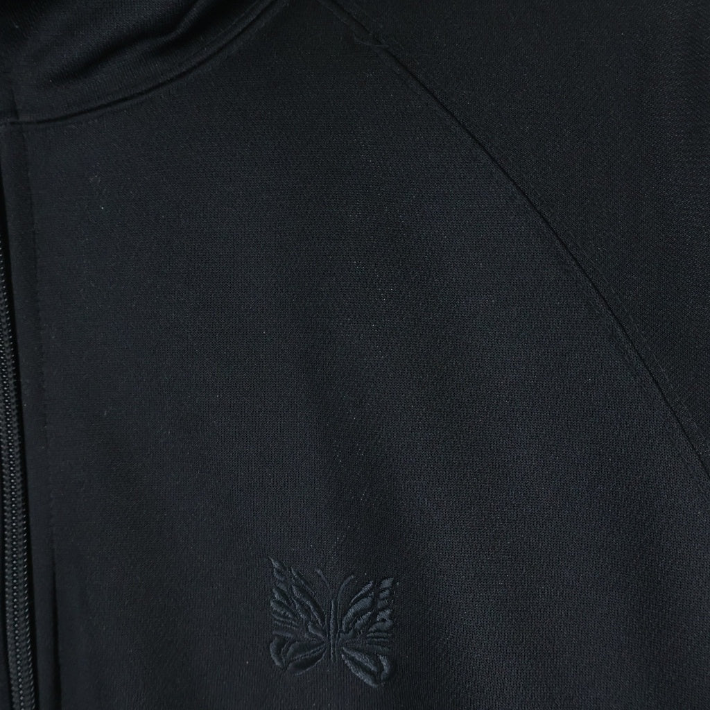 Needles(ニードルス) ×STUDIOUS ステュディオス別注 ロゴデザイン ジップアップ トラックジャケット ブラック OT1538