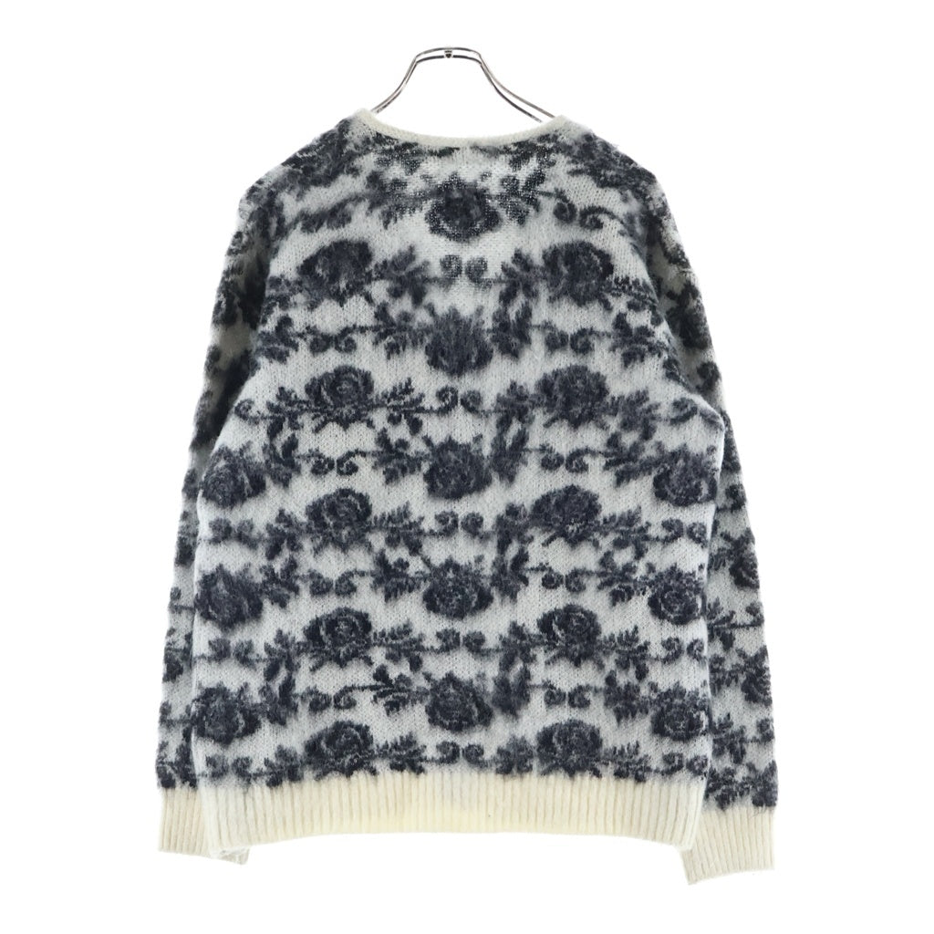 Needles(ニードルス) MOHAIR CARDIGAN モヘア 総柄 ニット カーディガン ホワイト PU312