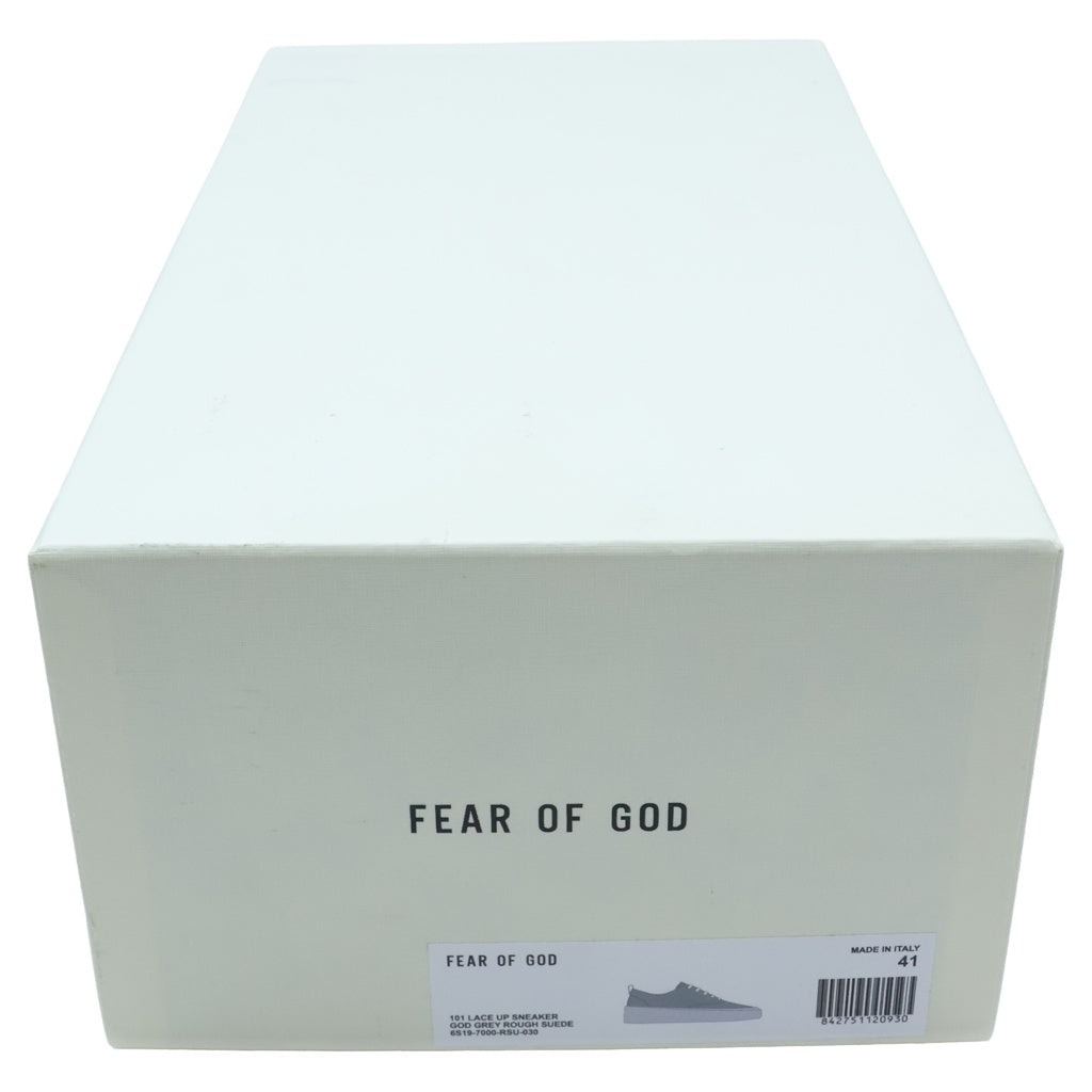 FEAR OF GOD(フィアオブゴッド) スエード プラットフォーム ローカットスニーカー ブラウン