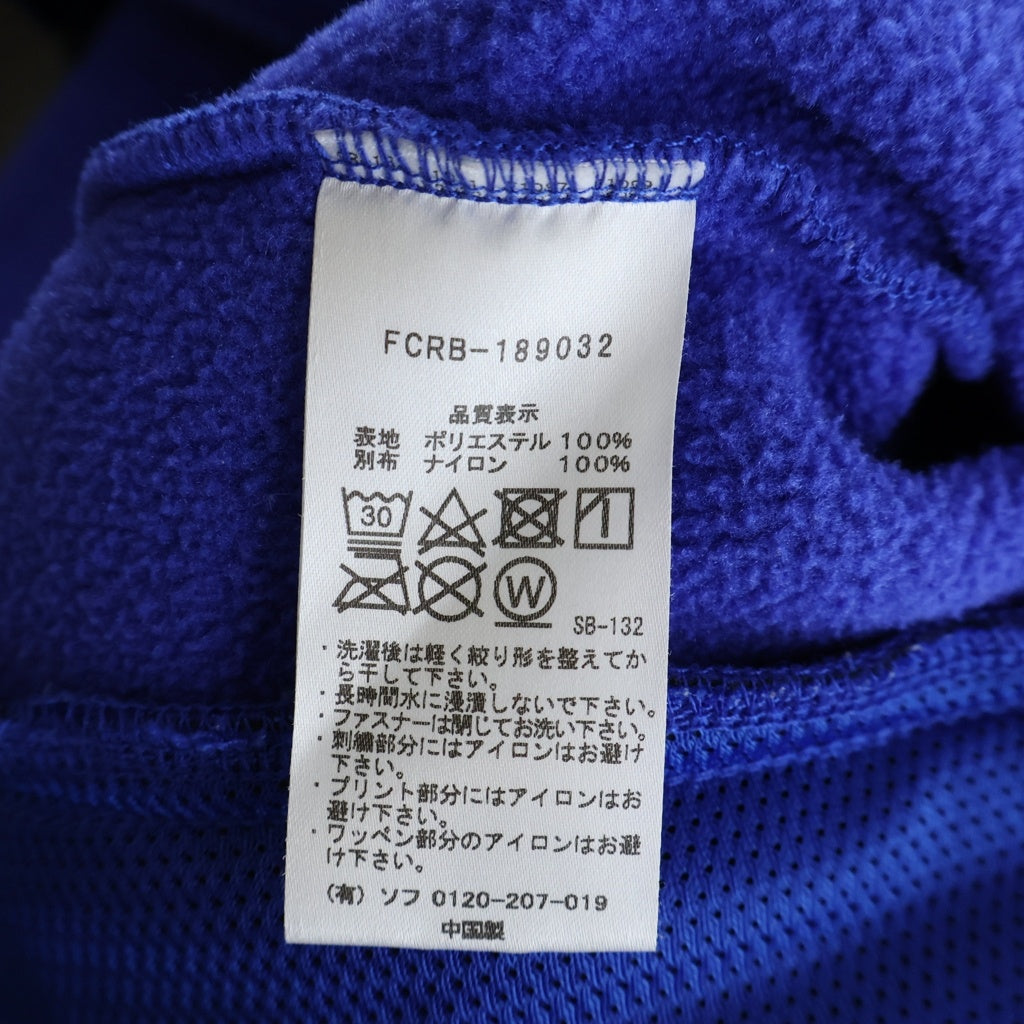 F.C.R.B./F.C.Real Bristol/FCRB(エフシーアールビー/エフシーレアルブリストル) POLARTEC FLEECE STAND COLLAR BLOUSON ポーラテックフリーススタンドカラーブルゾン ブラックブルー FCRB-189032