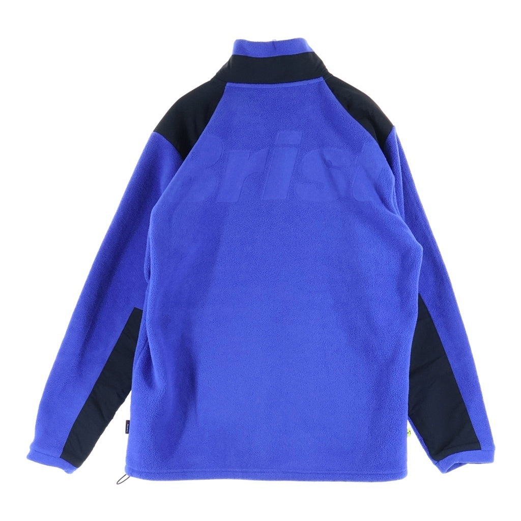 F.C.R.B./F.C.Real Bristol/FCRB(エフシーアールビー/エフシーレアルブリストル) POLARTEC FLEECE STAND COLLAR BLOUSON ポーラテックフリーススタンドカラーブルゾン ブラックブルー FCRB-189032