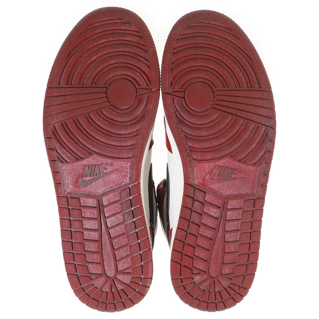 NIKE(ナイキ) AIR JORDAN1 HIGH OG LOST & FOUND CHICAGO エアジョーダン1 ロスト アンド ファウンド シカゴ ハイカットスニーカー ホワイト/レッド US9/27cm DZ5485-612