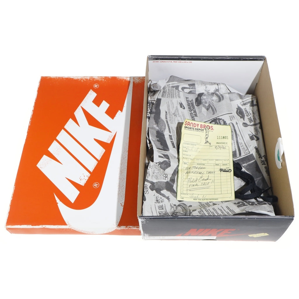 NIKE(ナイキ) AIR JORDAN1 HIGH OG LOST & FOUND CHICAGO エアジョーダン1 ロスト アンド ファウンド シカゴ ハイカットスニーカー ホワイト/レッド US9/27cm DZ5485-612