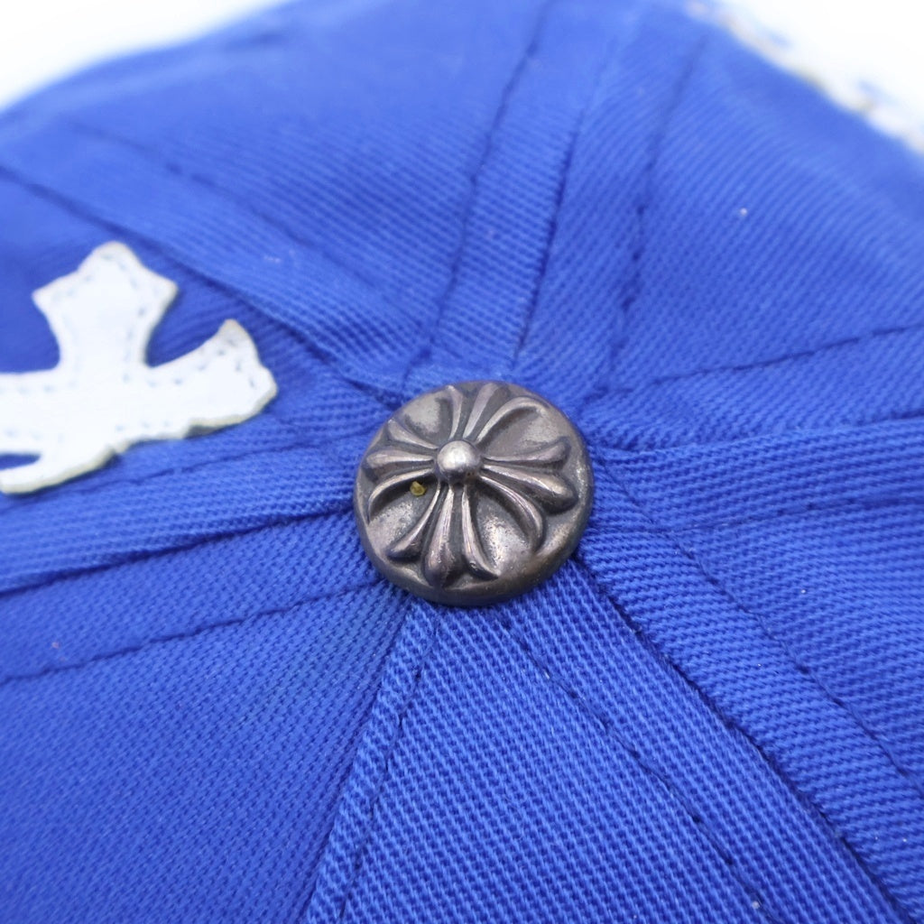 CHROME HEARTS(クロムハーツ) TRUCKER CAP クロスパッチ CH刺繍 トラッカーキャップ 帽子 ブルー