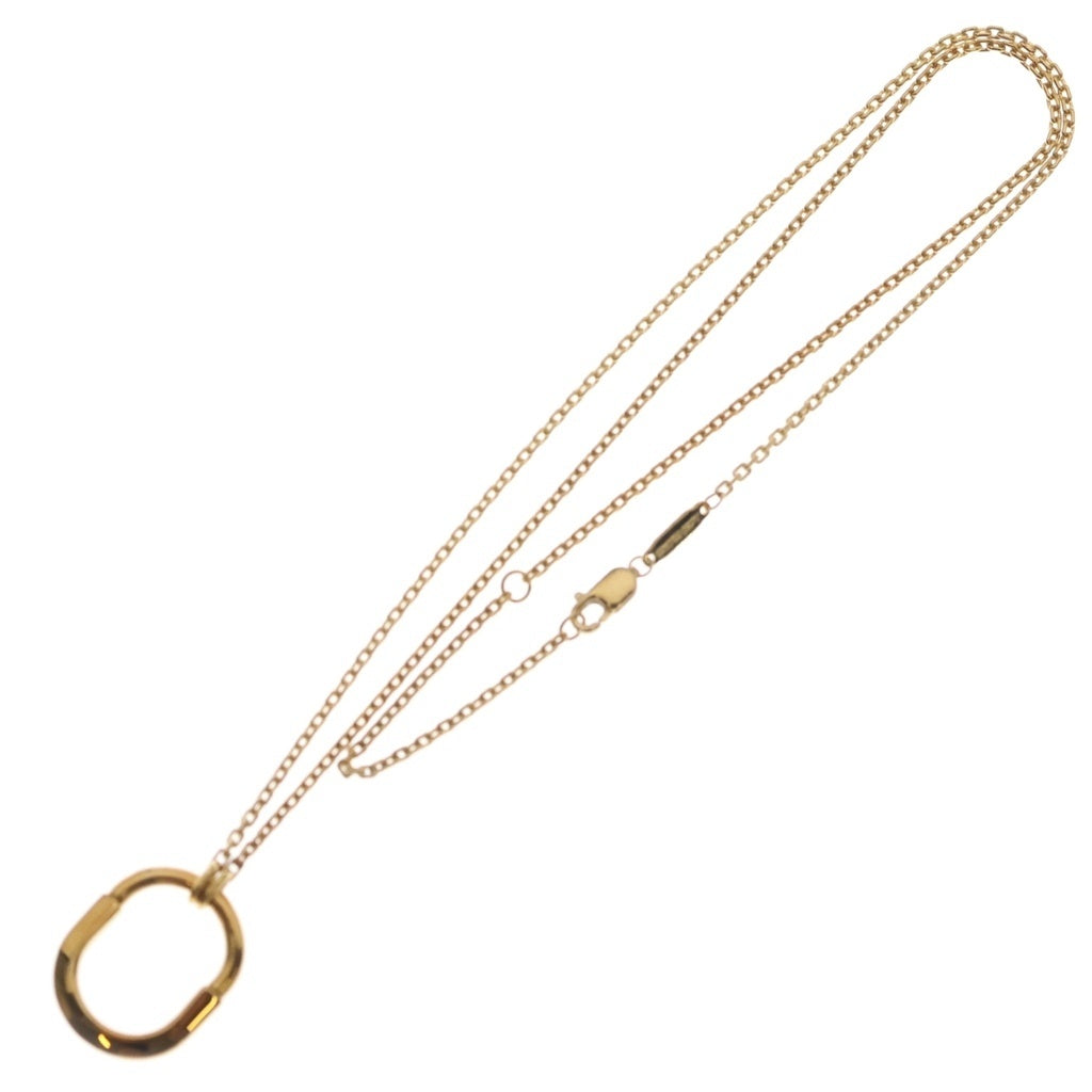 TIFFANY & Co.(ティファニー) K18YG ロック ペンダント スモール ネックレス イエローゴールド