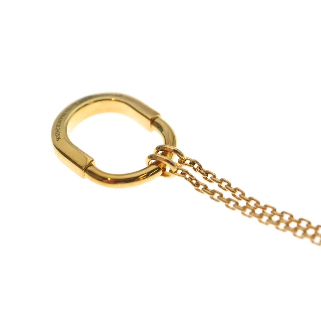 TIFFANY & Co.(ティファニー) K18YG ロック ペンダント スモール ネックレス イエローゴールド