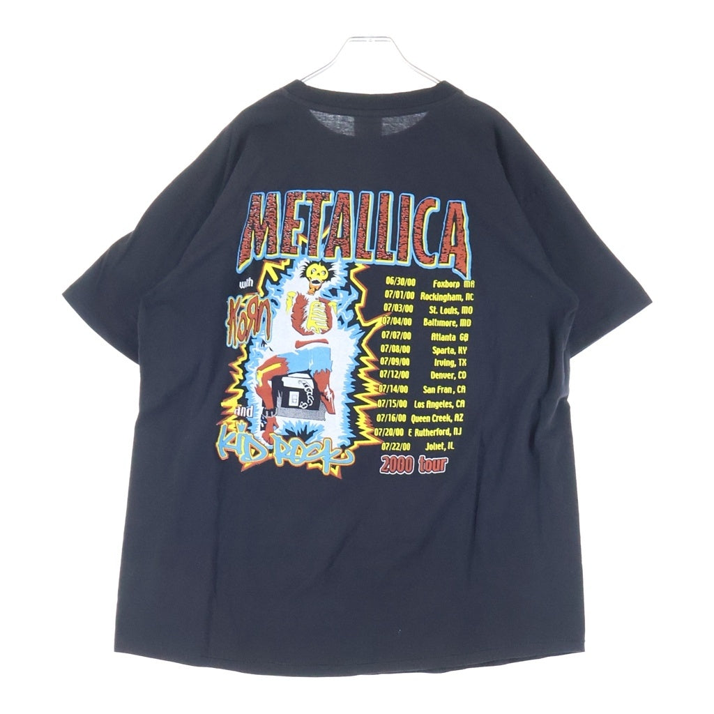 VINTAGE(ヴィンテージ) 90s METALLICA POOR RE-TOURING ME メタリカ 半袖Tシャツ カットソー ブラック