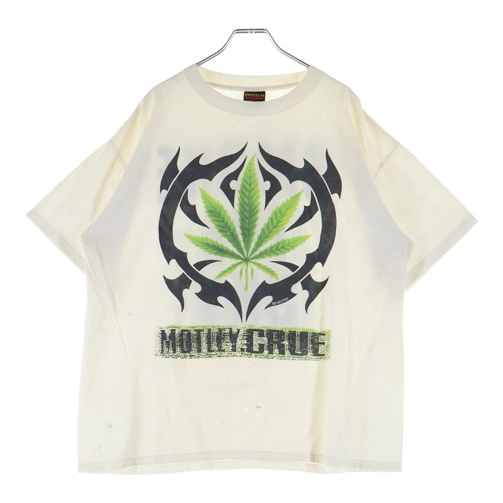 VINTAGE(ヴィンテージ) 90s Motley Crue Smoke the Sky モトリークルー スモークザスカイ 半袖Tシャツ カットソー ホワイト