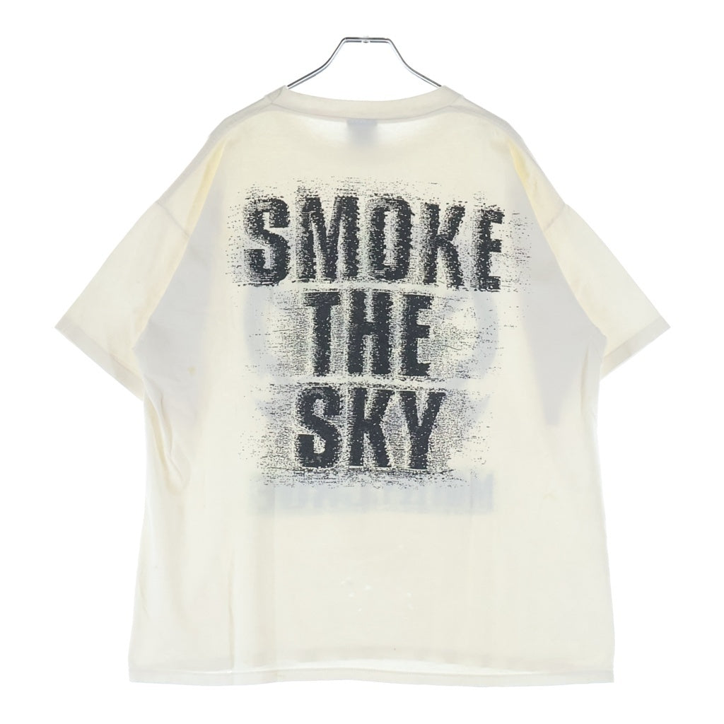 VINTAGE(ヴィンテージ) 90s Motley Crue Smoke the Sky モトリークルー スモークザスカイ 半袖Tシャツ カットソー ホワイト