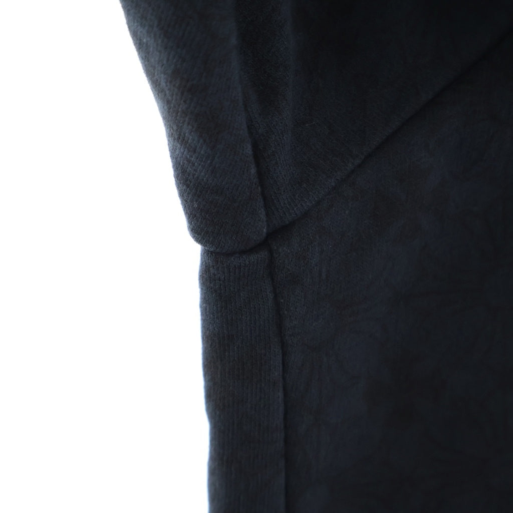 CHROME HEARTS(クロムハーツ) SWTSHRT HD ZIP CHプラス総柄 バックホースプリント ジップアップパーカー ブラック