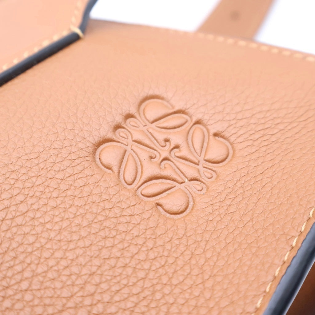 LOEWE(ロエベ) バックルジッパー アナグラム トートバッグ ブラウン レディース