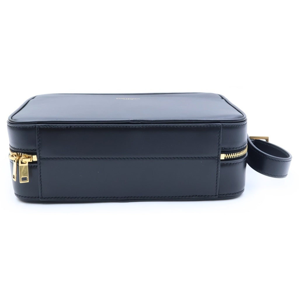 SAINT LAURENT PARIS(サンローランパリ) スムースレザー カメラバッグ ショルダーバッグ ブラック 837819