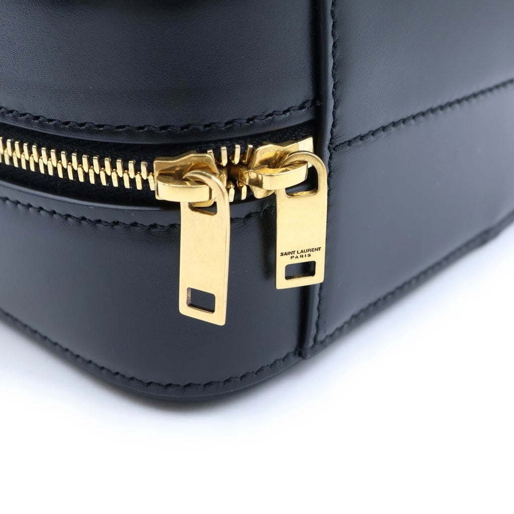SAINT LAURENT PARIS(サンローランパリ) スムースレザー カメラバッグ ショルダーバッグ ブラック 837819