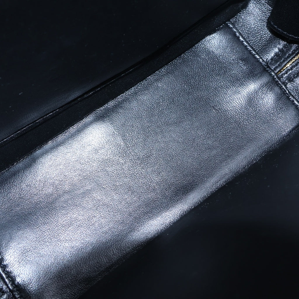 SAINT LAURENT PARIS(サンローランパリ) スムースレザー カメラバッグ ショルダーバッグ ブラック 837819
