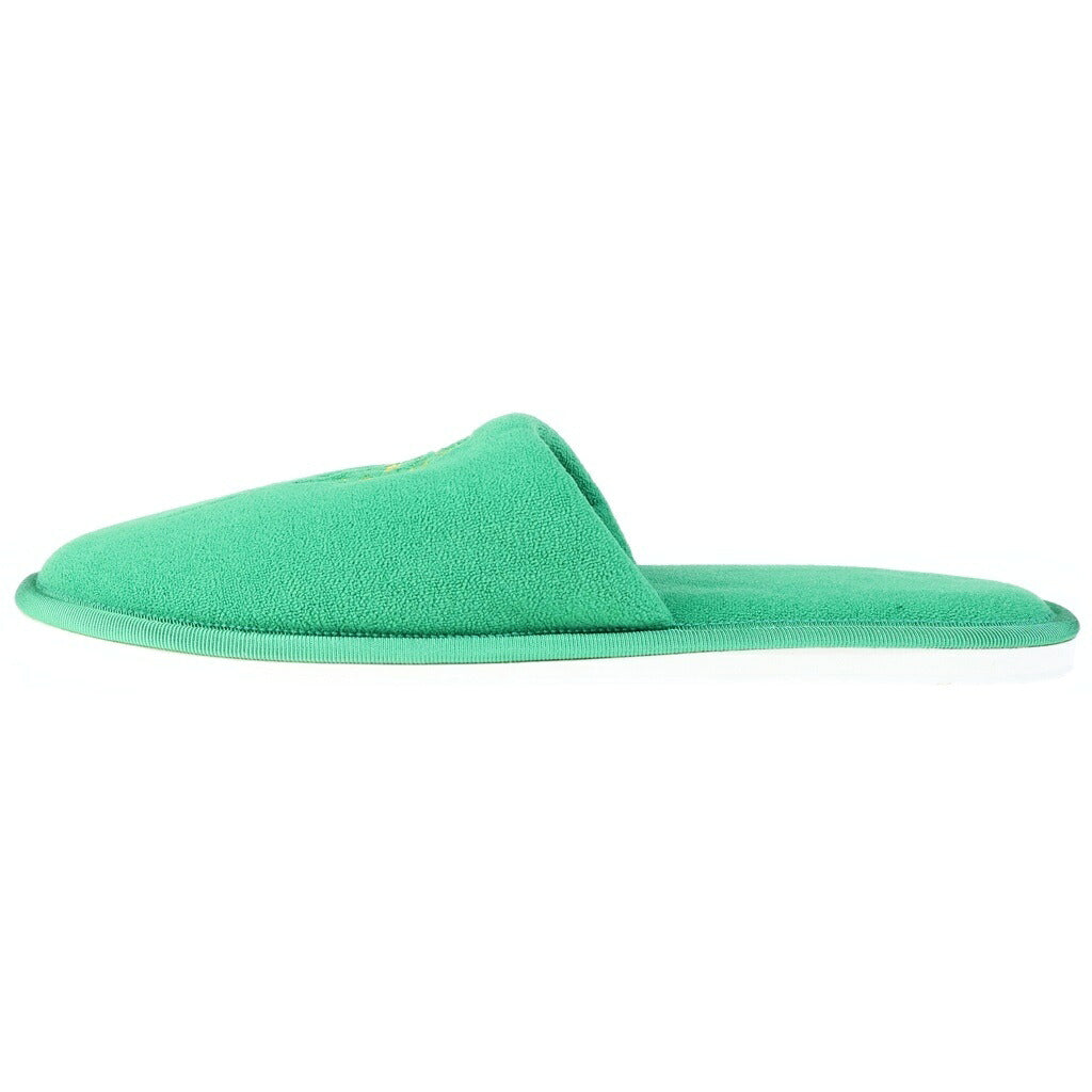 CHROME HEARTS(クロムハーツ) HOTEL SLIPPER ホースシュー刺繍スリッパ ホノルル限定 グリーン