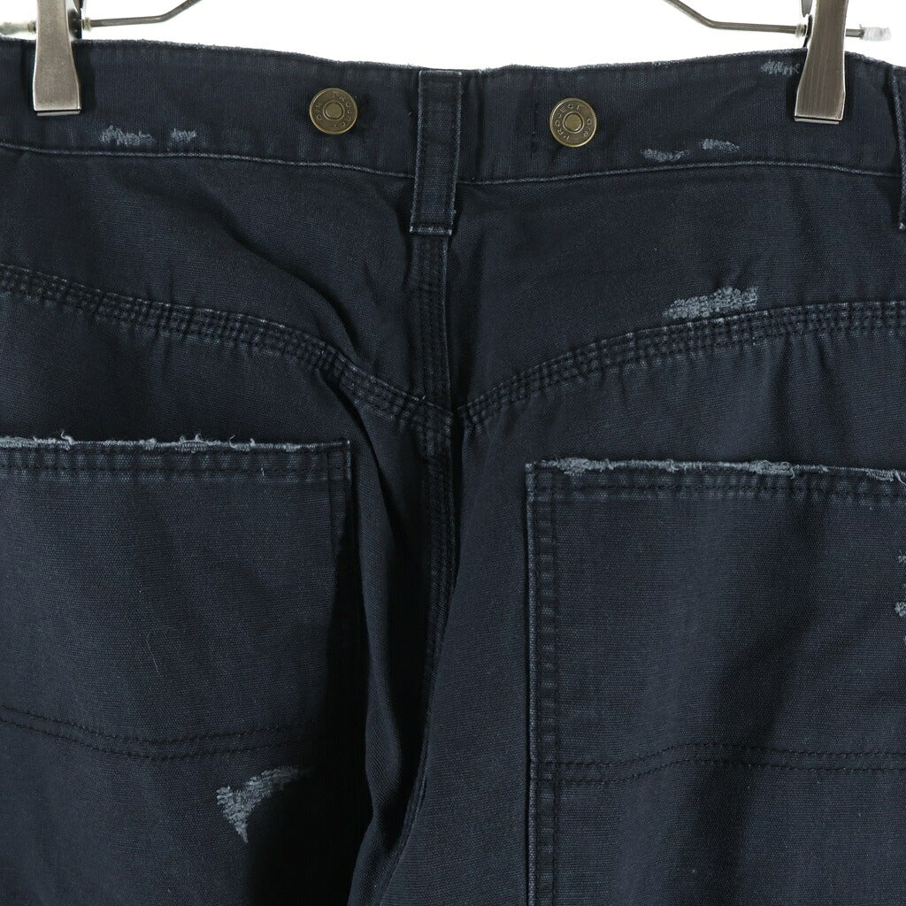 PROJECT G/R(プロジェクトジーアール) DISTRESSSED PATCH WORK PANTS ダメージ加工パッチワークパンツ ボトムス ブラック