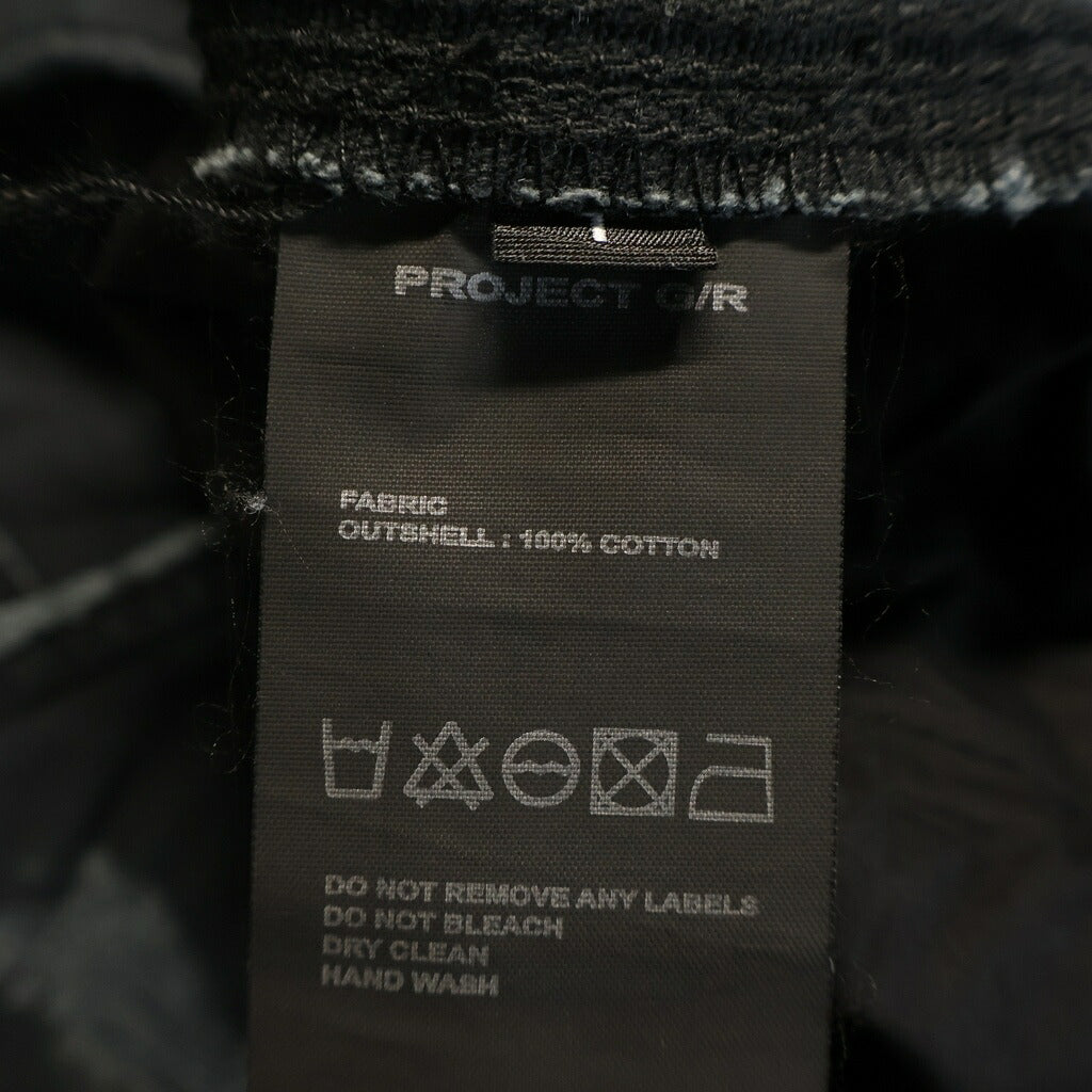 PROJECT G/R(プロジェクトジーアール) DISTRESSSED PATCH WORK PANTS ダメージ加工パッチワークパンツ ボトムス ブラック