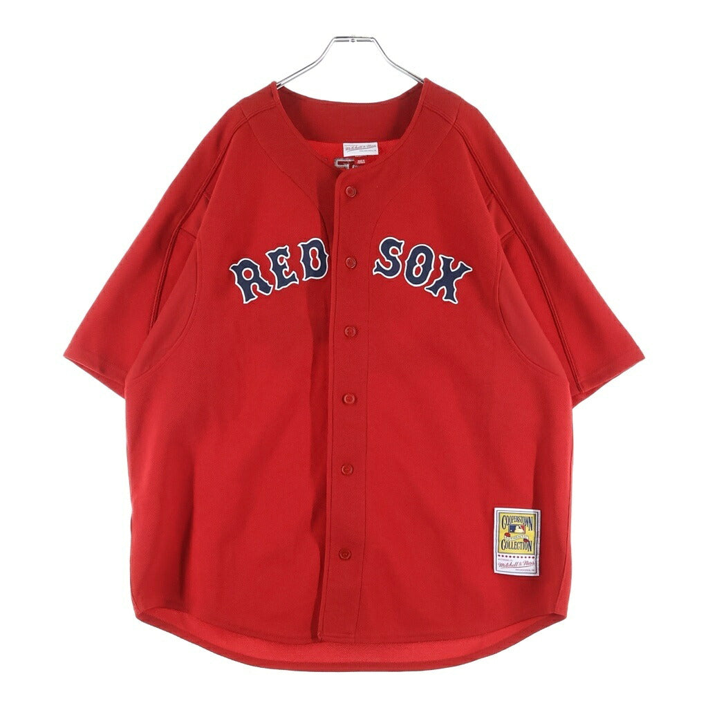 Mitchell&Ness(ミッチェル アンド ネス) MLB RED SOX ORTIZ エムエルビー レッドソックス オルティーズ 半袖ゲームシャツ レッド