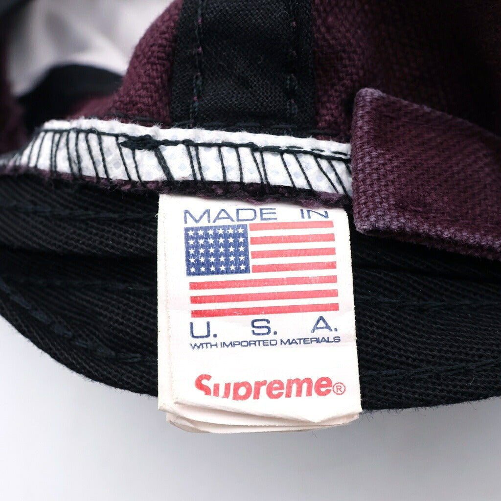 SUPREME(シュプリーム) 26AW Washed Canvas S Logo 6Panel Cap ウォッシュド キャンバス Sロゴデザイン ベースボールキャップ 帽子 レッド