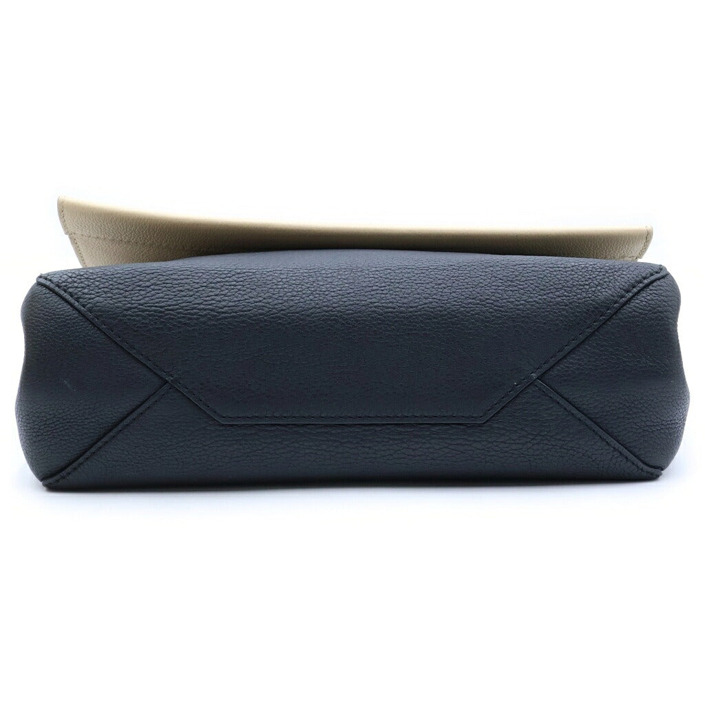 LOUIS VUITTON(ルイヴィトン) ロックミー II 2WAY レザー ショルダーバッグ ソフトカーフレザー シルバー金具 ベージュ/ブラック M50252