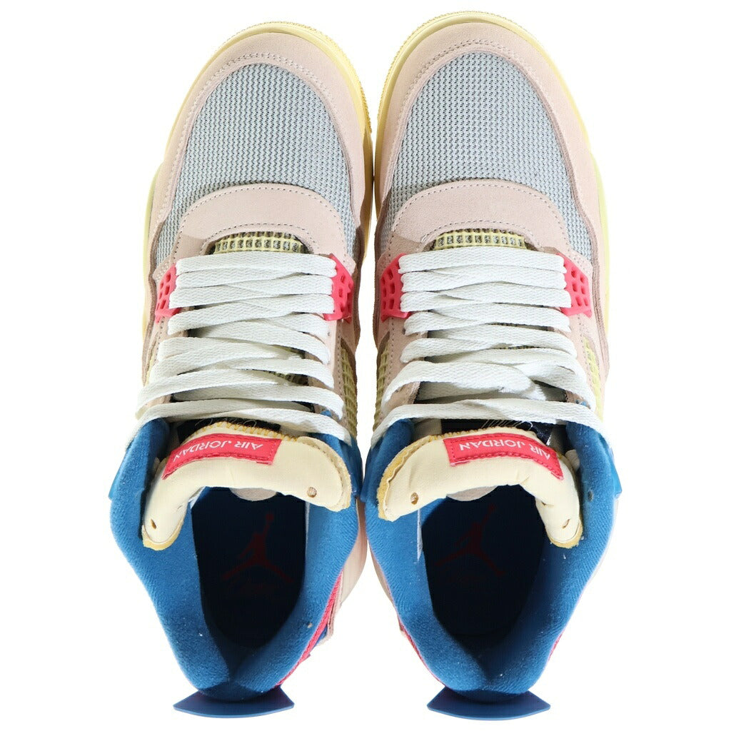 NIKE(ナイキ) ×UNION AIR JORDAN 4 GUAVA ICE ユニオン エアジョーダン4 グァバアイス ハイカットスニーカー マルチ US11/29cm DC9533-800