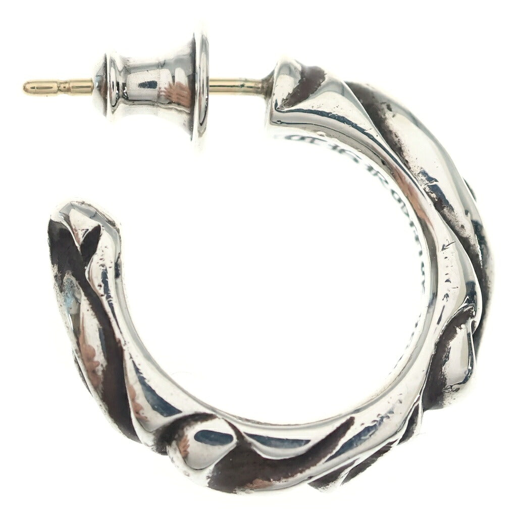 CHROME HEARTS(クロムハーツ) HOOP SCROOL スクロール フープピアス シルバー BCA102