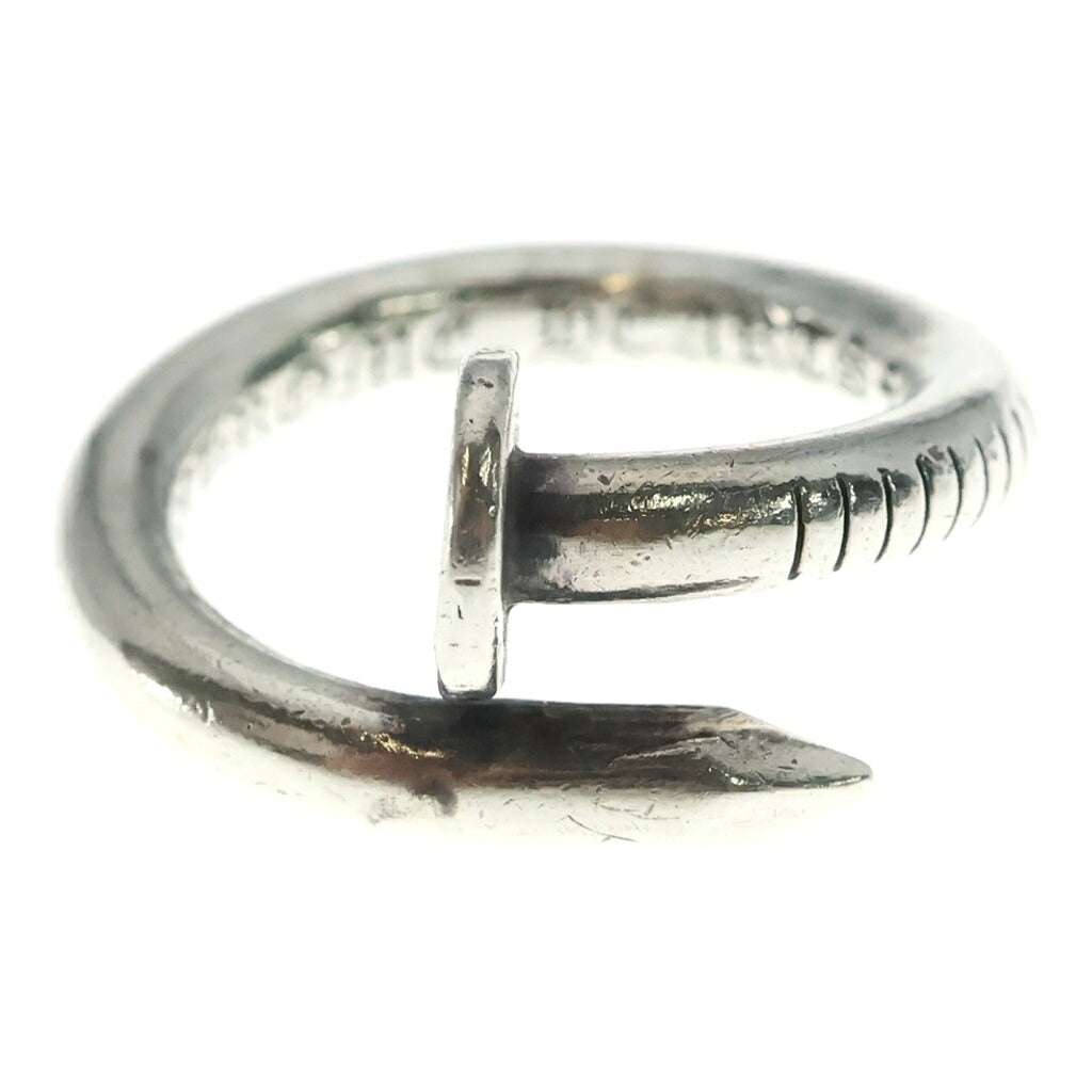 CHROME HEARTS(クロムハーツ) NAIL FLAT ネイル フラット リング シルバー BCA350