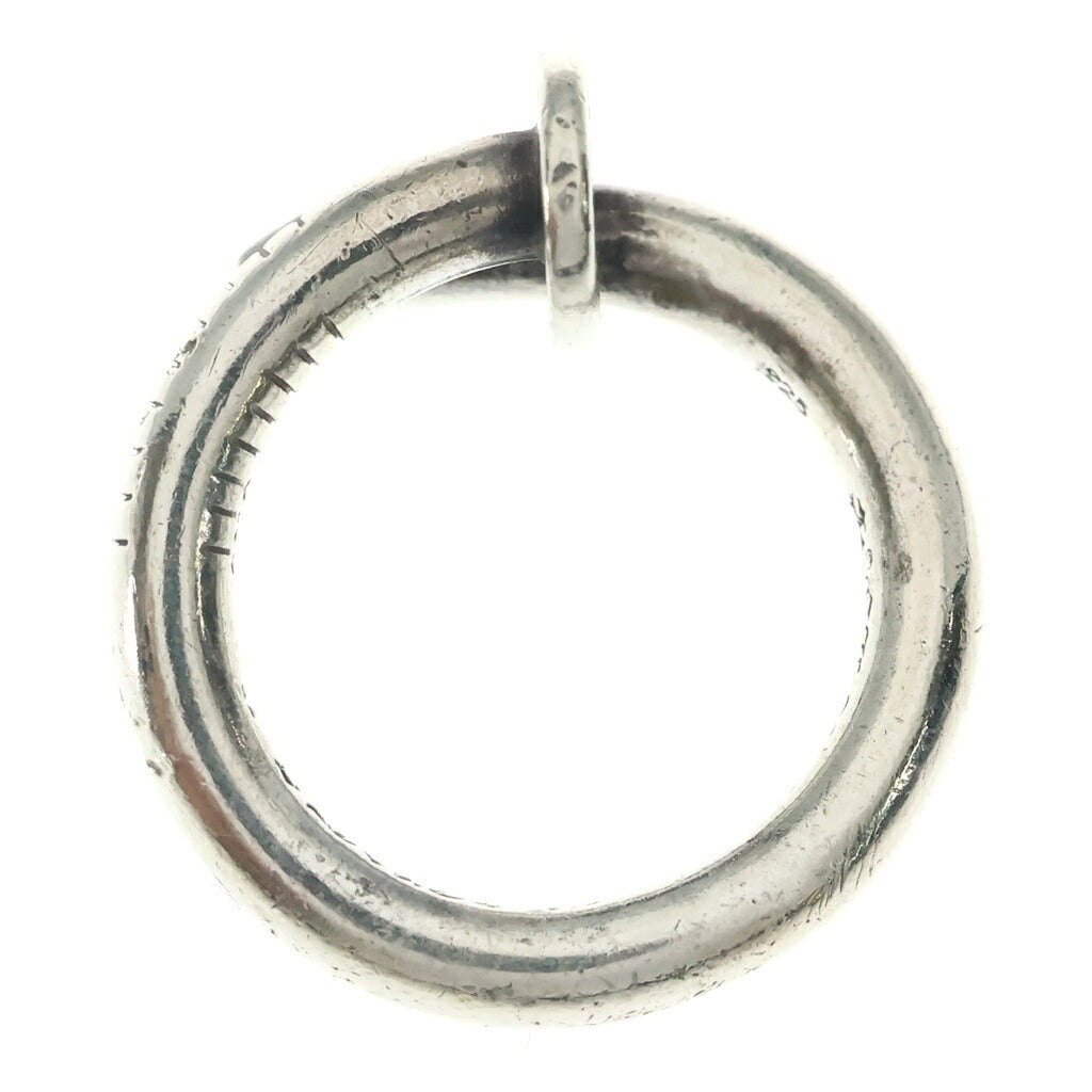 CHROME HEARTS(クロムハーツ) NAIL FLAT ネイル フラット リング シルバー BCA350