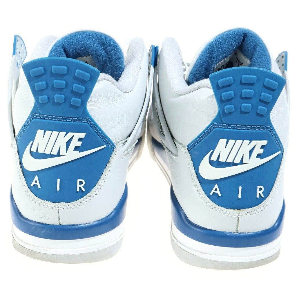NIKE(ナイキ) AIR JORDAN 4 RETRO INDUSTRIAL BLUE エアジョーダン4 レトロ インダストリアルブルー ローカットスニーカー ホワイト/ブルー US10/28cm FV5029-141