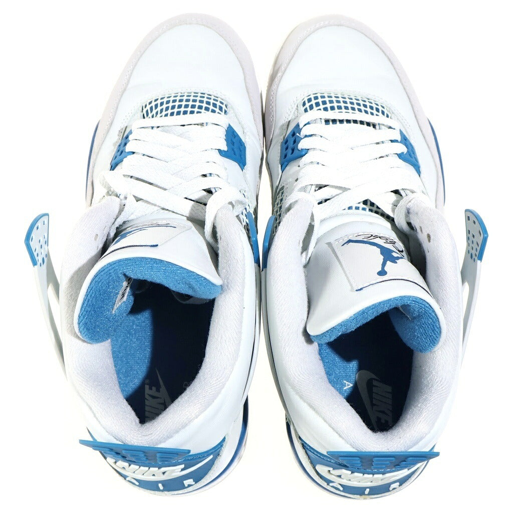 NIKE(ナイキ) AIR JORDAN 4 RETRO INDUSTRIAL BLUE エアジョーダン4 レトロ インダストリアルブルー ローカットスニーカー ホワイト/ブルー US10/28cm FV5029-141