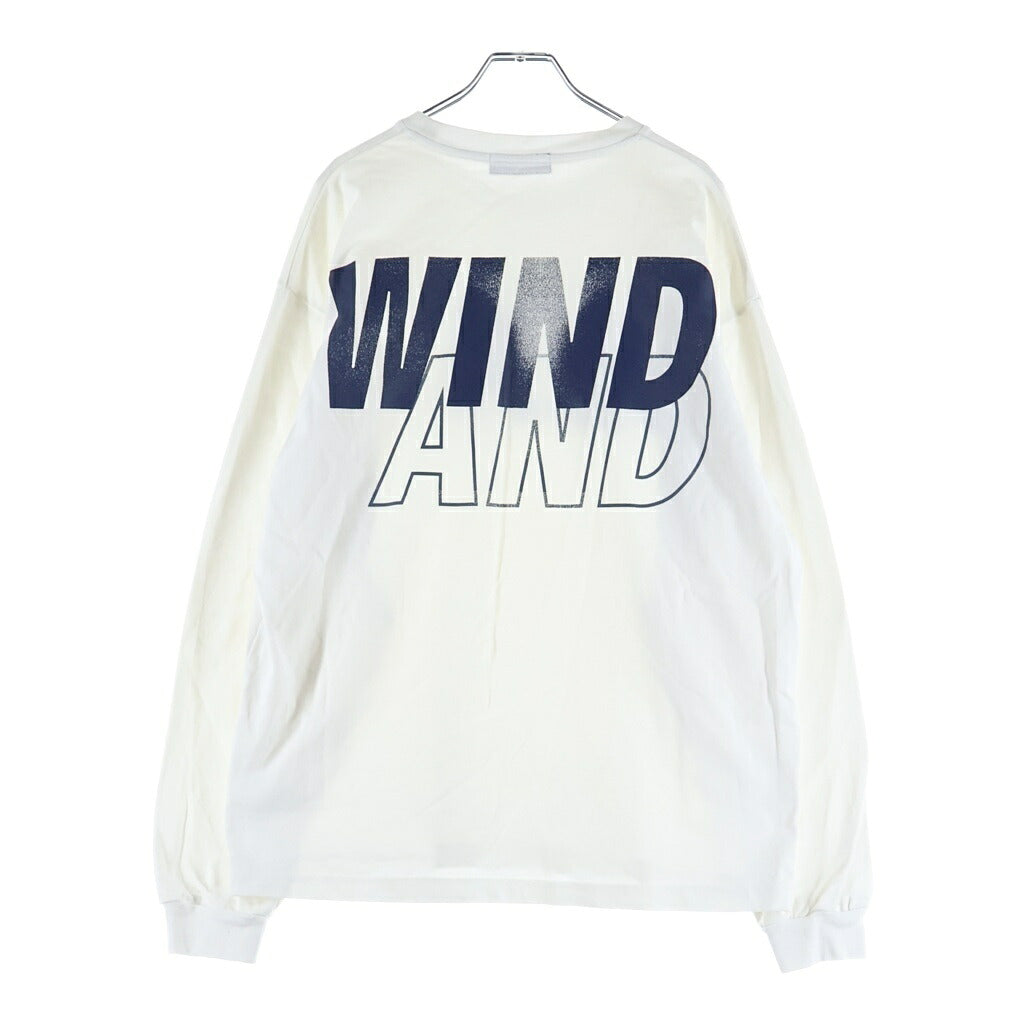 WIND AND SEA(ウィンダンシー) 23SS P-DYE L/S TEE ピーダイ 長袖Tシャツ カットソー ホワイト WDS-0-SEA-23-Q3-CS-01