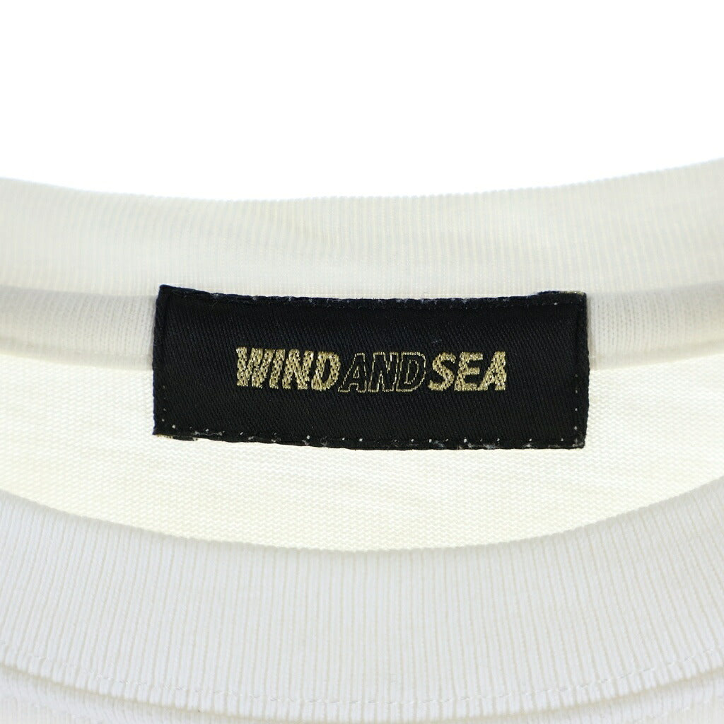 WIND AND SEA(ウィンダンシー) 23SS P-DYE L/S TEE ピーダイ 長袖Tシャツ カットソー ホワイト WDS-0-SEA-23-Q3-CS-01