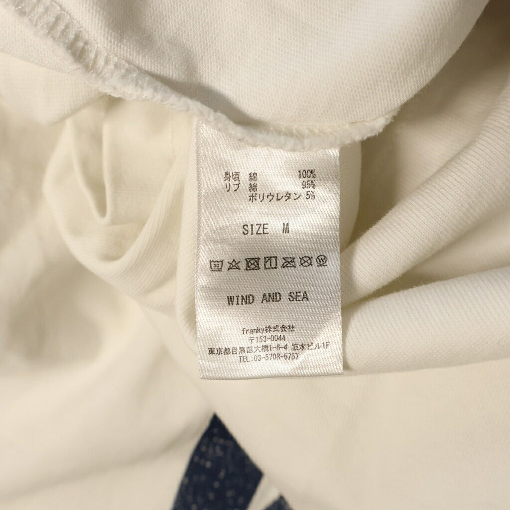 WIND AND SEA(ウィンダンシー) 23SS P-DYE L/S TEE ピーダイ 長袖Tシャツ カットソー ホワイト WDS-0-SEA-23-Q3-CS-01