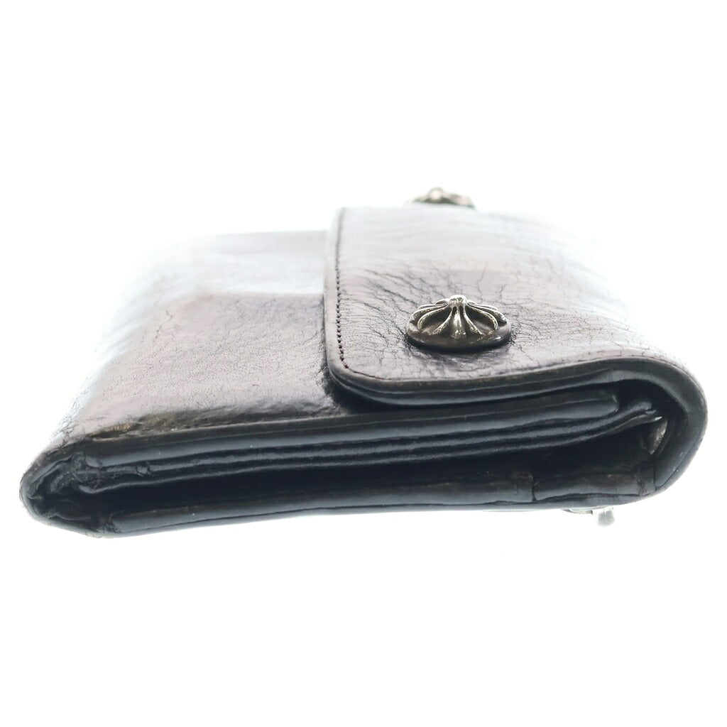 CHROME HEARTS(クロムハーツ) WAVE ウェーブ レザーウォレット 財布 ブラック