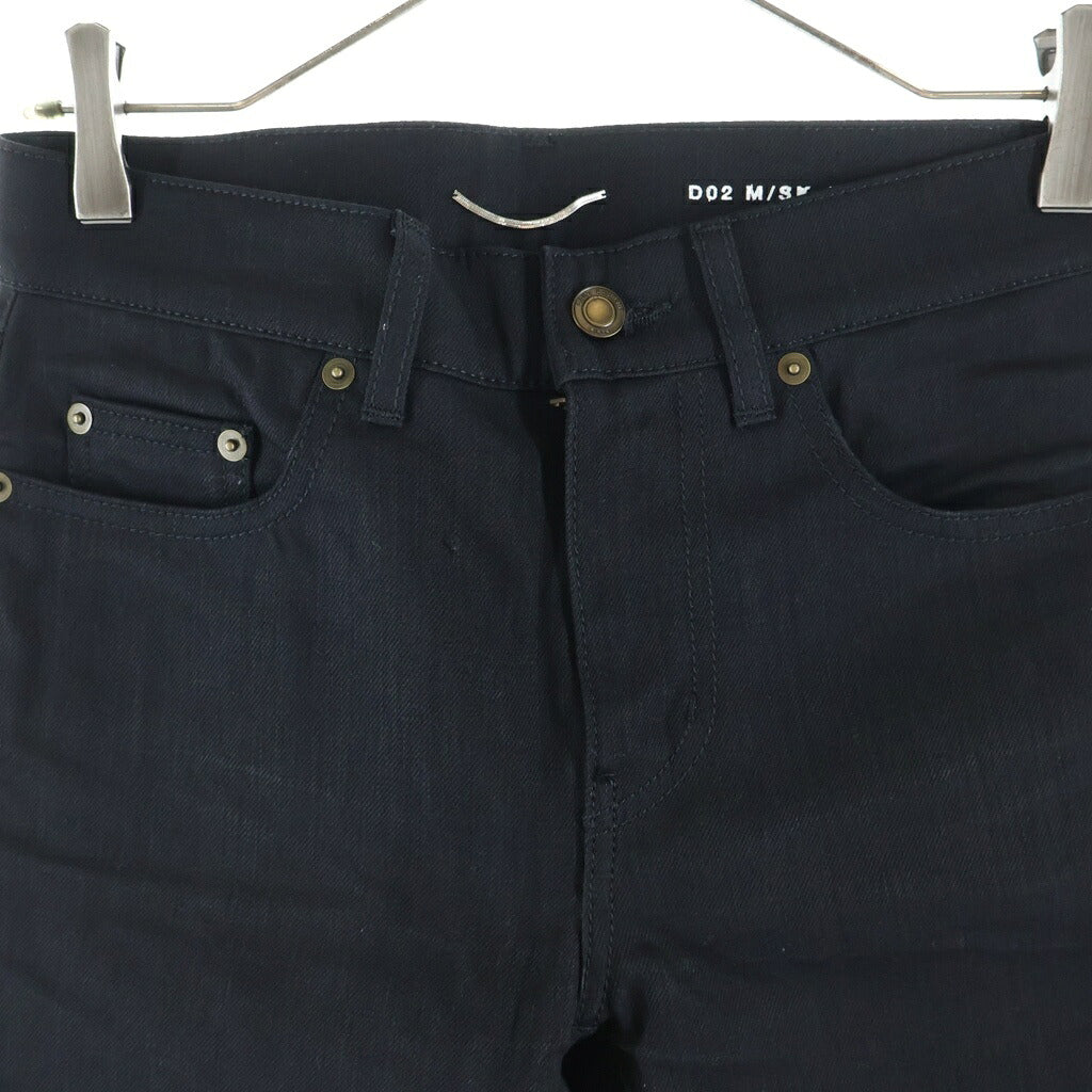 SAINT LAURENT PARIS(サンローランパリ) マルチポケット ジップアップ コーティング スキニー デニムパンツ ブラック 525173 YG869
