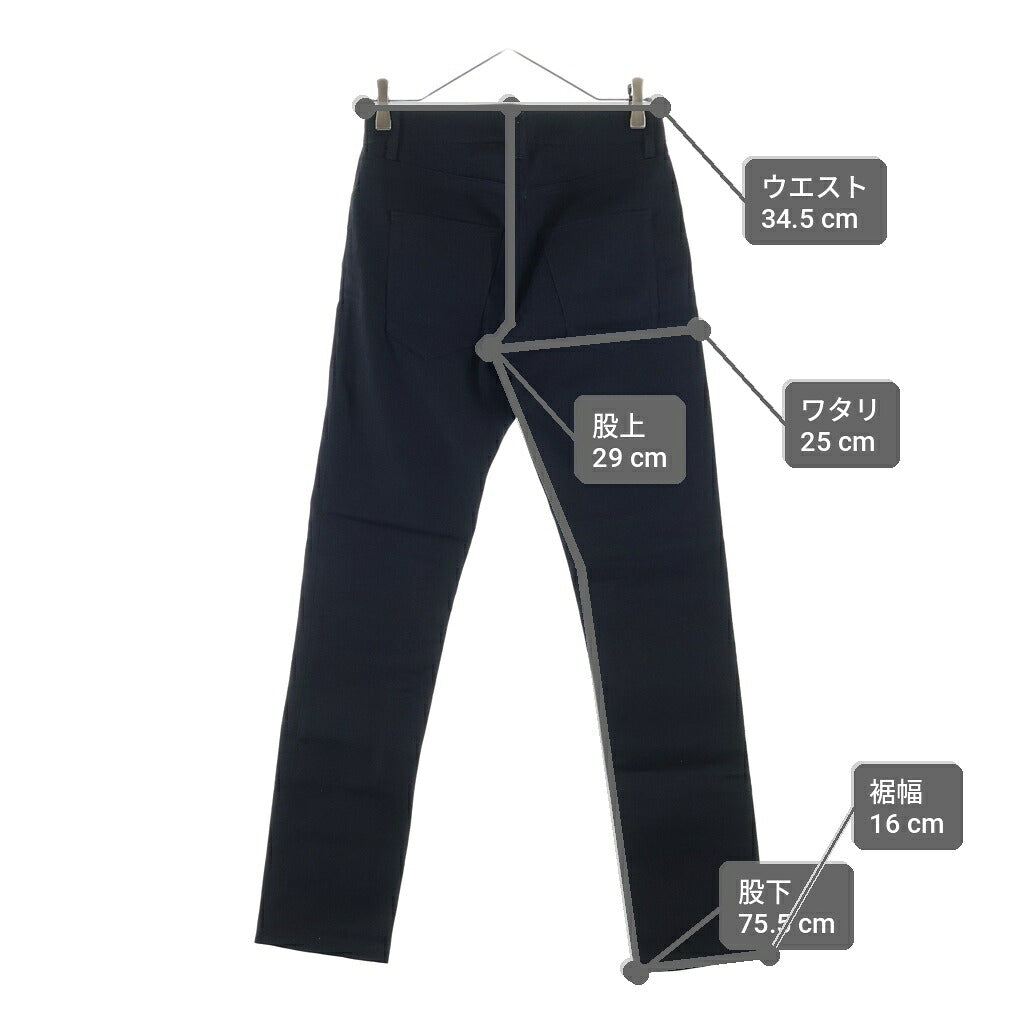 SAINT LAURENT PARIS(サンローランパリ) マルチポケット ジップアップ コーティング スキニー デニムパンツ ブラック 525173 YG869