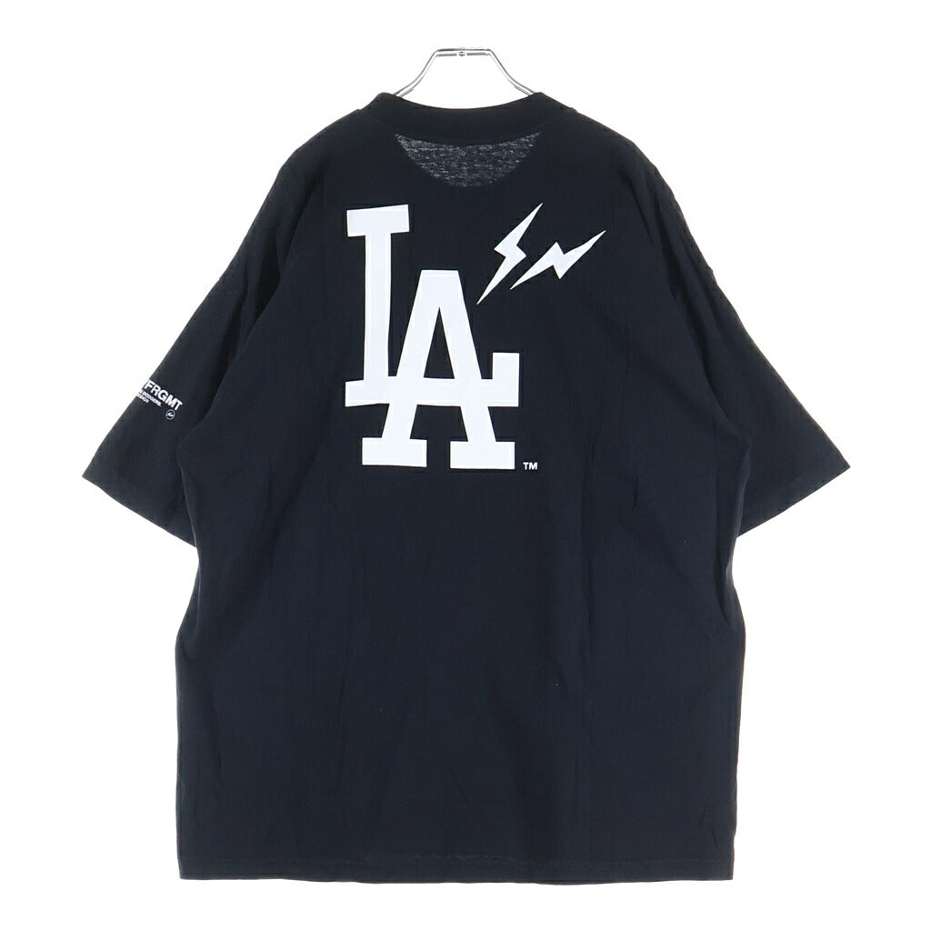 FRAGMENT DESIGN(フラグメントデザイン) ×DOGERS COMPLEXCON2026 ドジャース コンプレックスコン ロゴデザイン クルーネック カットソー 半袖Tシャツ ブラック