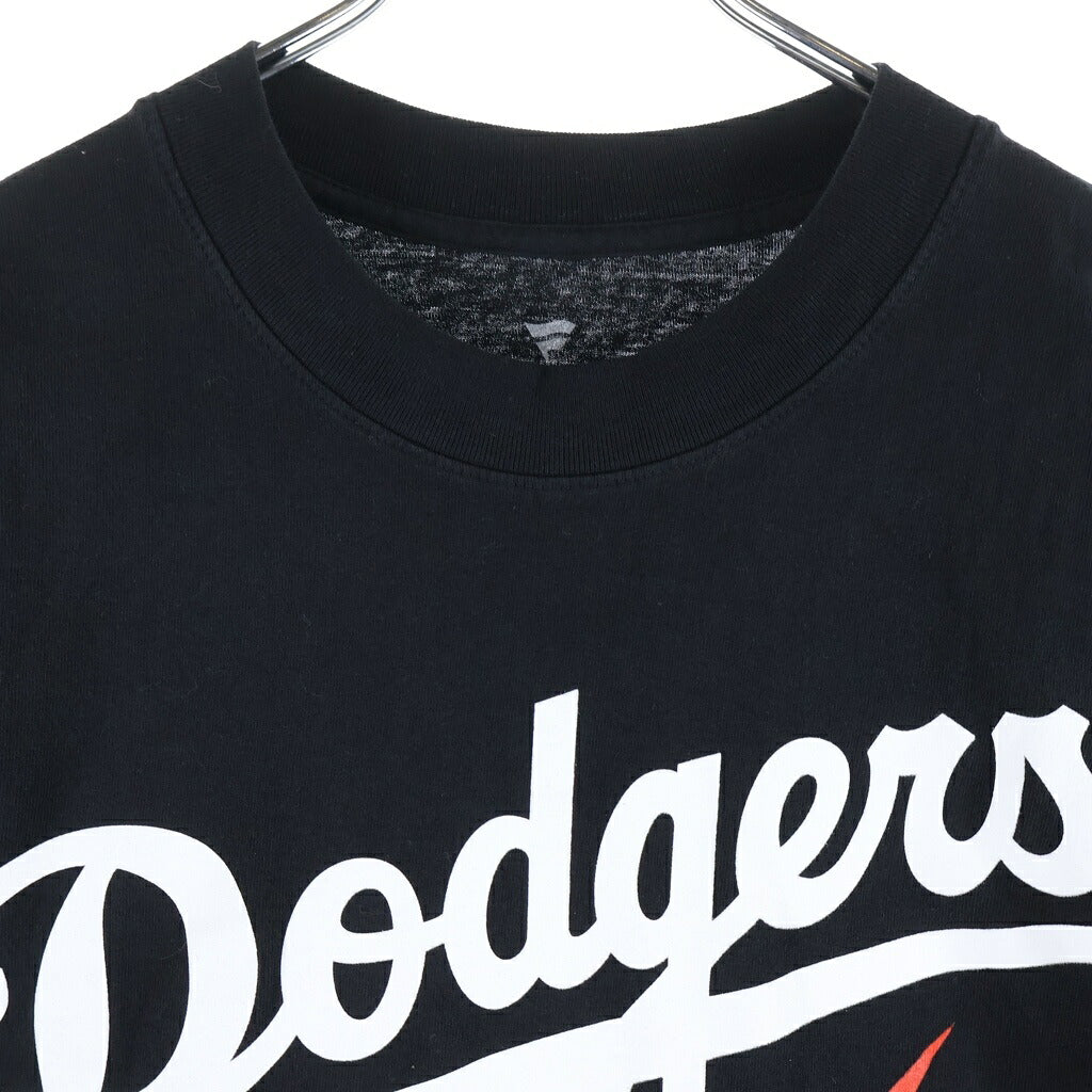 FRAGMENT DESIGN(フラグメントデザイン) ×DOGERS COMPLEXCON2026 ドジャース コンプレックスコン ロゴデザイン クルーネック カットソー 半袖Tシャツ ブラック